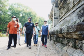 Mas Dhito Bakal Bikin Candi Tegowangi Kediri Lebih Terang