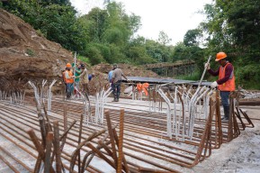 Mantap! Pembangunan Jembatan Ngadi, Kediri Lebih Cepat dari Rencana