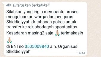 Beredar WA Galang Dana untuk Pembebasan Simpatisan Mas Bechi, Ini Kata Polisi