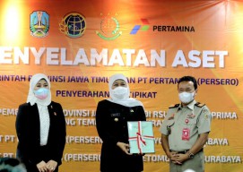 Khofifah Selamatkan Tiga Aset Pemprov Jatim Senilai Rp 1,068 Triliun