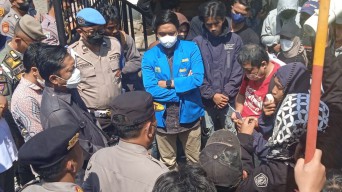 Turun ke Jalan, Massa PMII Jember Kritisi RTRW