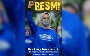 Beredar Poster Lucy Kurniasari Jadi Ketua Demokrat Surabaya Periode 2022-2027