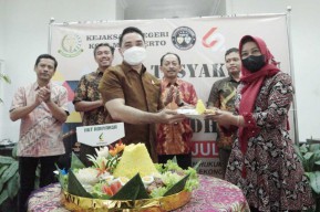 Tasyakuran Hari Bakti Adhyaksa di Kota Mojokerto, Ini Harapan Ning Ita