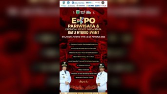 Disparta Kota Batu Gelar Expo Pariwisata dan Ekonomi Kreatif Nusantara 2022