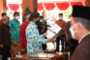 Pesan Bupati Trenggalek saat Pelantikan Pengurus PPNI Trenggalek