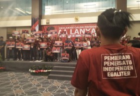 Relawan Nyala Api Abadi Bojonegoro-Tuban Dukung LaNyalla Maju Capres 2024
