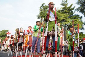 Gelar Tiga Parade, Mas Dhito Berharap Warga Kediri Tetap Bahagia