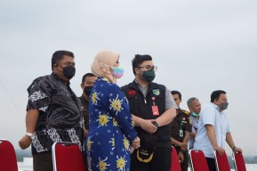 Naik Monumen SLG Bareng Mas Dhito, Kajati Jatim Terpesona Keindahan Kediri
