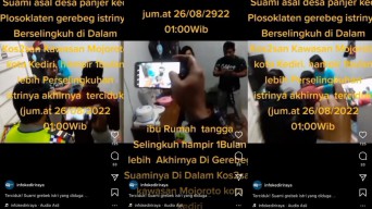 Viral Video Suami Gerebek Istri, Diduga Selingkuh Dalam Kamar Kos di Kediri