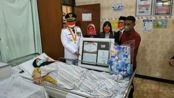Pemkot Pasuruan Beri Hadiah Spesial 3 Bayi yang Lahir Bertepatan HUT RI