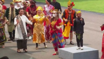 Penyanyi Cilik Banyuwangi Farel Prayoga Goyang Perayaan HUT RI di Istana Negara