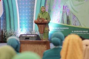 Sah Jadi Ketua Muslimat Kota Mojokerto, Ning Ita: Teguhkan Aswaja, Jaga NKRI