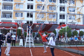 Turnamen Antar OPD, Pemkot Pasuruan Launching Lapangan Voli Rusunawa Tembokrejo