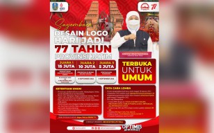 Info Rek! Sayembara Desain Logo Hari Jadi ke-77 Jatim Berhadiah Rp30 Juta Lho