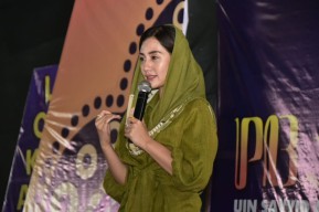 Novita Hardini Berbagi Kisah  pada Maba UIN Sayyid Ali Rahmatullah Tulungagung