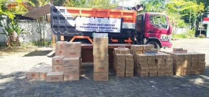 Disnakan Bojonegoro Terima Bantuan Obat Penanganan PMK