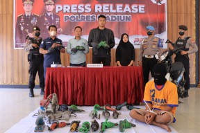 Jual Hasil Curian ke Polisi, Pembobol Bengkel Las di Madiun Dibui