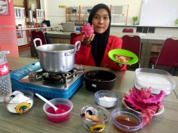 Boba Berbahan Buah Naga yang Kaya Antioksidan Buatan Mahasiswa Untag Surabaya