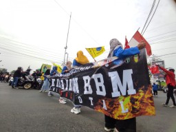 Ketua HMI Mojokerto Mengaku Dipukul Oknum Polisi saat Demo Tolak Kenaikan BBM