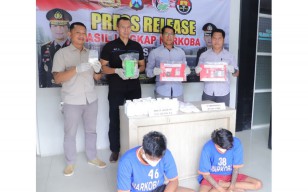 Dua Pemuda Satu Kampung Terlibat Jaringan Narkoba Antar Pulau