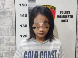Ibu Muda Terduga Pencuri Motor Depan Minimarket Diringkus Polisi