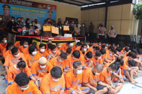 Bongkar 61 Kasus Narkoba dan Pil Koplo, Polresta Sidoarjo Tangkap 73 Orang