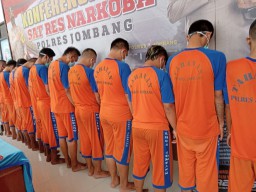 Ungkap 26 Kasus Narkoba, Polisi Jombang Tangkap 27 Tersangka