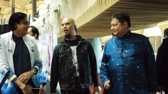 Kejurnas Wushu Piala Presiden 2022, Ahmad Dhani dan Airlangga Hartanto