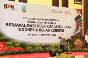 KPK Gembleng 300 Kepala Desa di Jatim tentang Wawasan Anti-Korupsi
