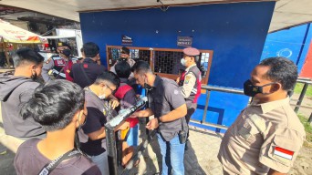 Antisipasi Aremania, Ribuan Personel Gabungan Jaga Perbatasan Kediri