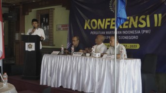 M Yazid Lanjutkan Pimpin PWI Bojonegoro, Ini Komitmennya