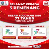 Top! Warga Sidoarjo Juara 1 Sayembara Logo Hari Jadi ke-77 Jatim