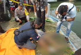 Wanita di Kediri Tewas Usai Ceburkan Diri ke Anak Sungai Brantas
