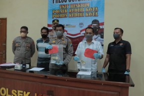 Polisi Tangkap  Pengedar Pil Koplo Wilayah Kediri