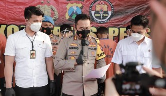 Polisi Amankan 16 Tersangka, 4 Diantaranya Membawa Senjata Tajam