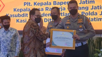 Aplikasi MTC Polda Jatim Raih Penghargaan Gubernur Khofifah