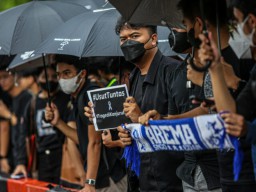 Koordinator SO Bantah Perintahkan Steward Tinggalkan Pintu Stadion Kanjuruhan