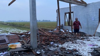 Dua Gedung Madrasah di Sidoarjo Rusak Akibat Angin Kencang, Siswa Diliburkan