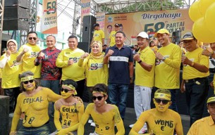 Peringatan HUT ke-58 Golkar, Target Kuningkan Jombang Meski Berat