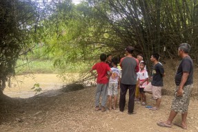 2 Anak Hanyut di Sungai Keyang Ponorogo, 1 Selamat dan 1 Misterius