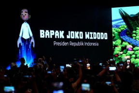 Presiden Jokowi Versi Avatar Ajak Generasi Muda Bersatu