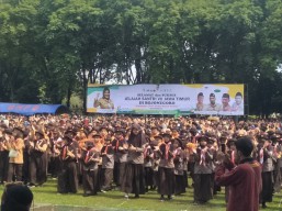 Ribuan Pelajar Ramaikan Jelajah Santri VII di Bojonegoro