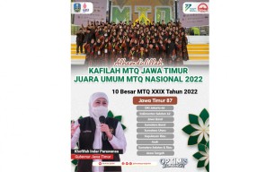 Juara Umum MTQ Nasional ke-29, Khofifah: Kado Terindah HUT ke-77 Pemprov Jatim