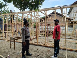 SDN 2 Karangpatihan Ponorogo Akhirnya Bisa Bangun Kelas Darurat