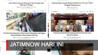 Jatimnow Hari ini: Maling Nekat Ceburkan Diri ke Sungai