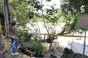 Bocah 3 Tahun Dilaporkan Hilang Tenggelam di Sungai Brantas Kota Kediri