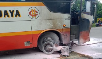 Kronologis Bus Harapan Jaya Tabrak Pemotor di Jombang, Ini Identitas Korban