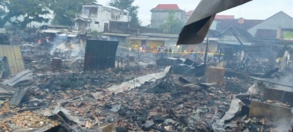 Kebakaran Pasar Kesamben Blitar Berhasil Dipadamkan, 5 Jam Petugas Jinakkan Api