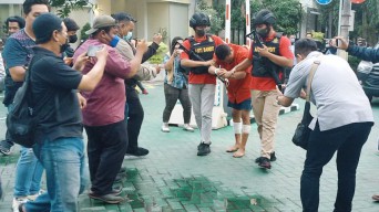 Kaki Pelaku Curanmor Rumah Kos Dibedil Polrestabes Surabaya