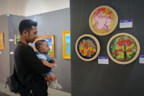 Melihat dari Dekat Karya 20 Seniman Cilik yang Dipamerkan di Gresik